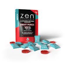 Indica Fruit Punch 100mg - ZEN -  - $10.09 - Edibles