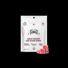 Sour Cherry 100MG Diamond Infused Fast Acting Gummies