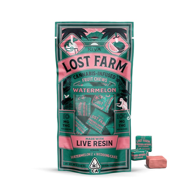 Lost Farms Watermelon Gelato | Chews 100mg