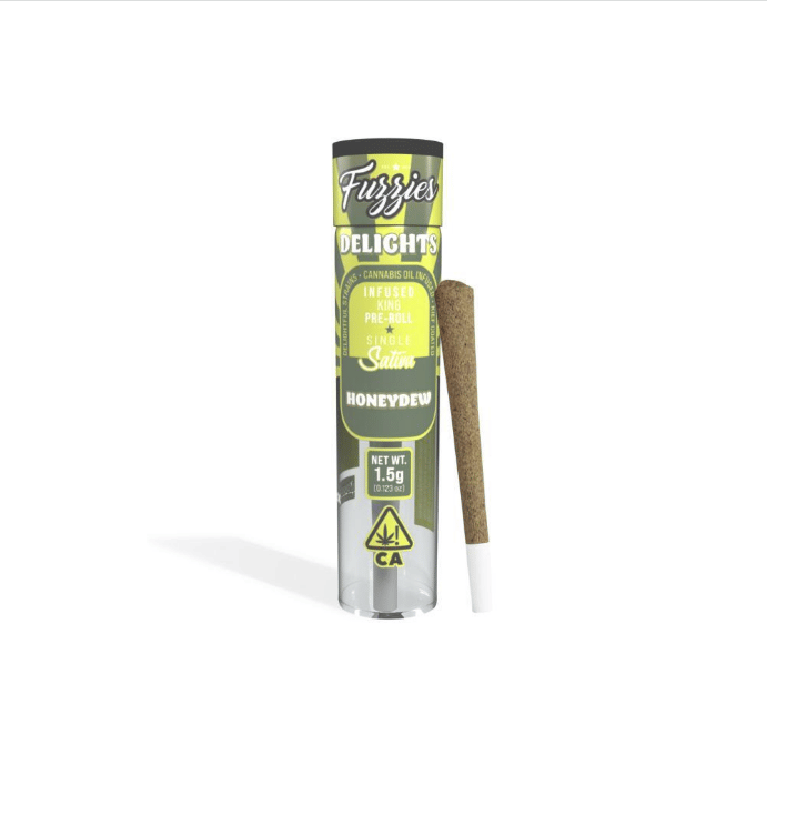Fuzzies Delights Infused Pre Roll 1.5g - Grape Ape (I) - $17.99 - Pre-Rolls