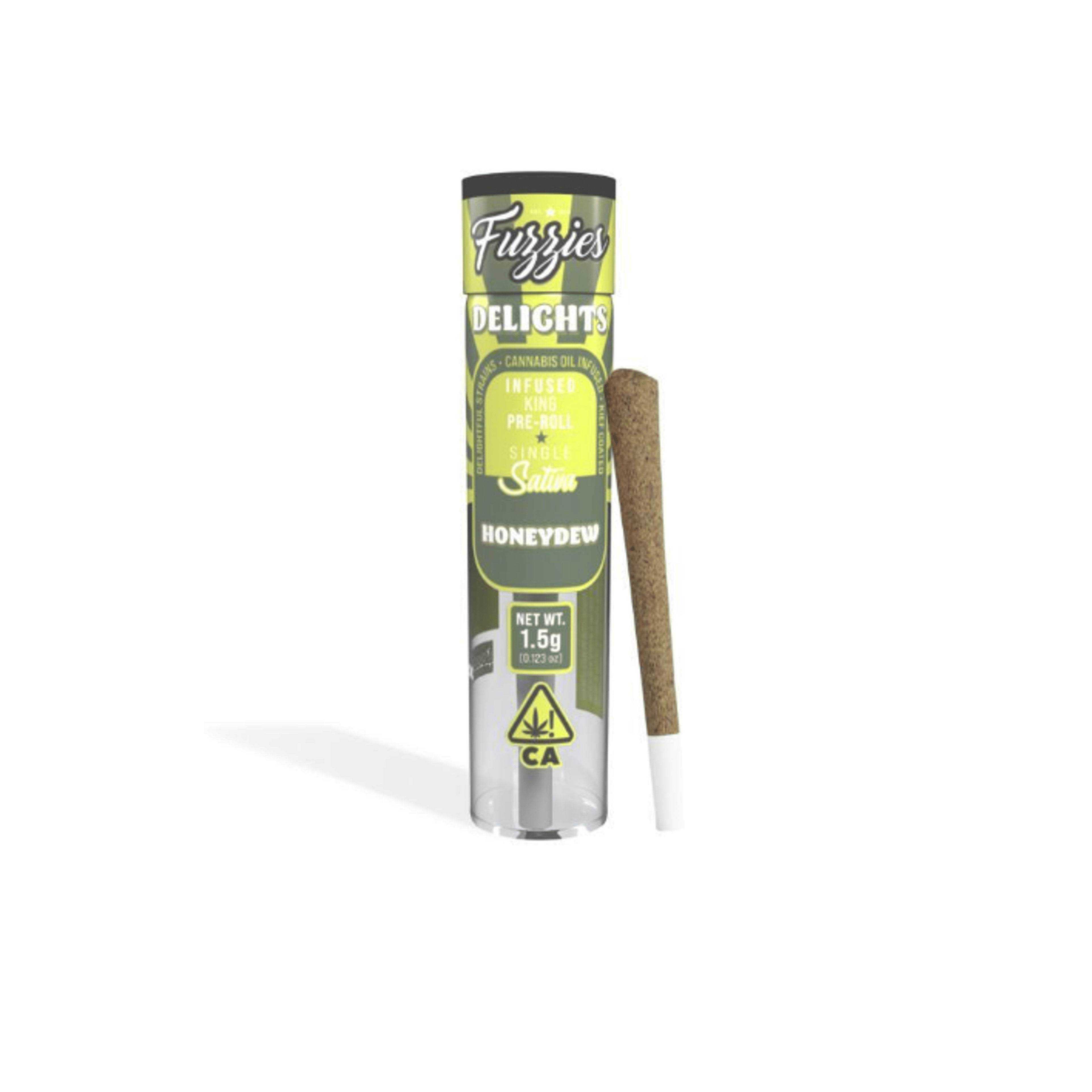 Fuzzies Delights Infused Pre Roll 1.5g - Grape Ape (I) - $17.99 - Pre-Rolls