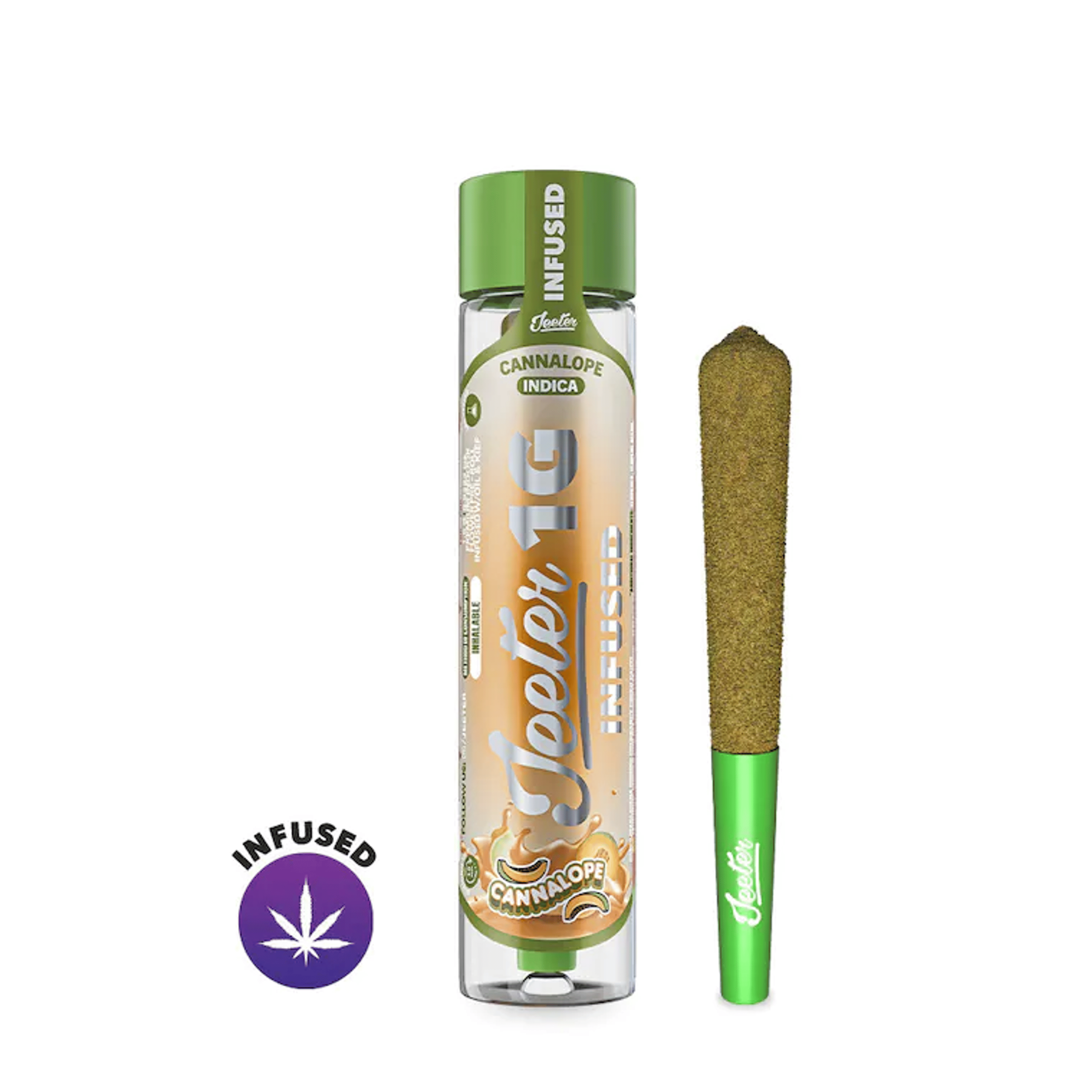Jeeter | 1g - Cannalope - INFUSED Pre-Roll - Indica - Jeeter - - $18 - Pre-Rolls