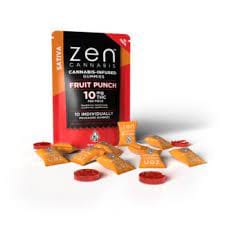 Sativa Fruit Punch 100mg - ZEN -  - $10.09 - Edibles