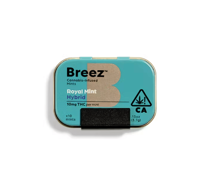 Tin: Royal Mint - Hybrid 100mg - Breez -  - $16 - Edibles