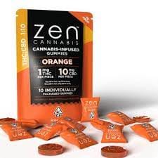 1:10 Orange 10/100mg - ZEN -  - $10.09 - Edibles