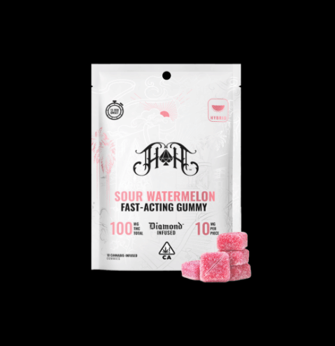 Heavy Hitters Fast Acting Gummies | Sour Watermelon - Heavy Hitters -  - $18 - Edibles
