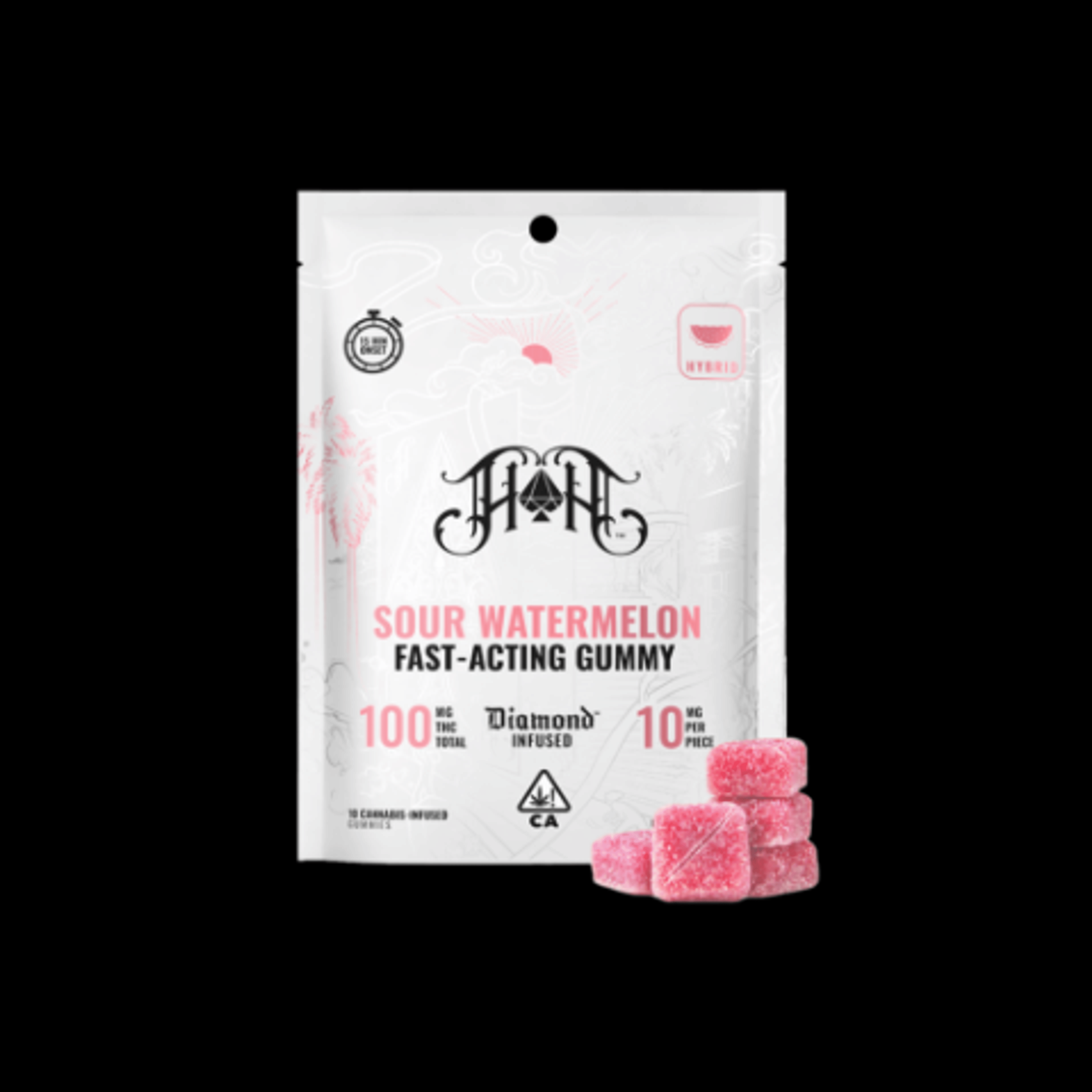 Heavy Hitters Fast Acting Gummies | Sour Watermelon - Heavy Hitters - - $18 - Edibles