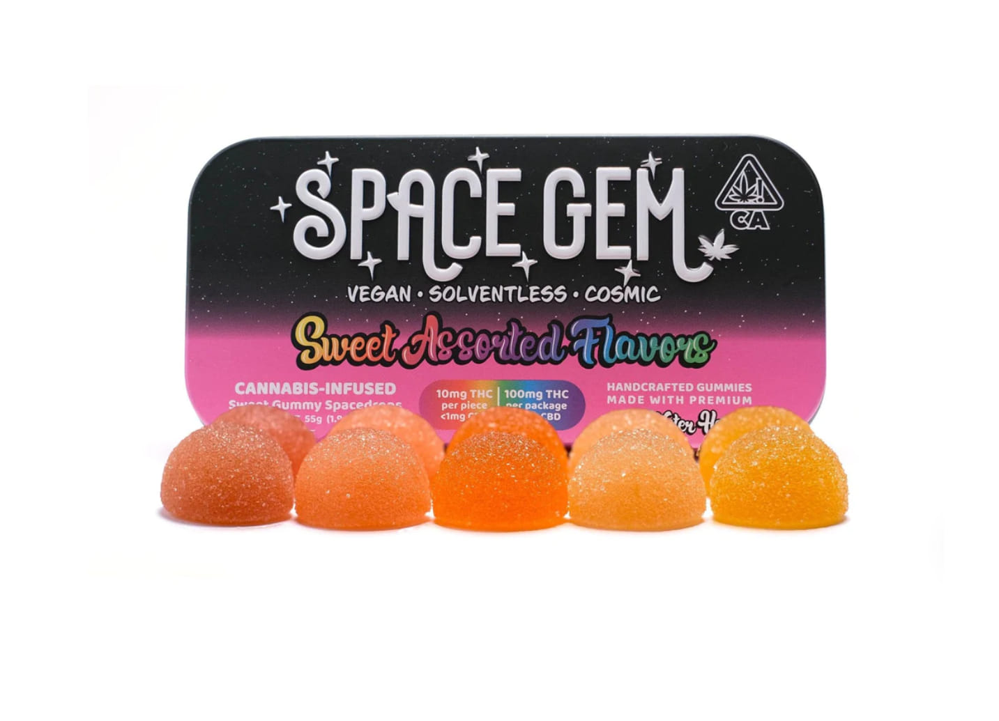 Space Gem - SpaceDrops - Sweet Assorted Gummies - 100mg - Space Gem -  - $17.99 - Edibles