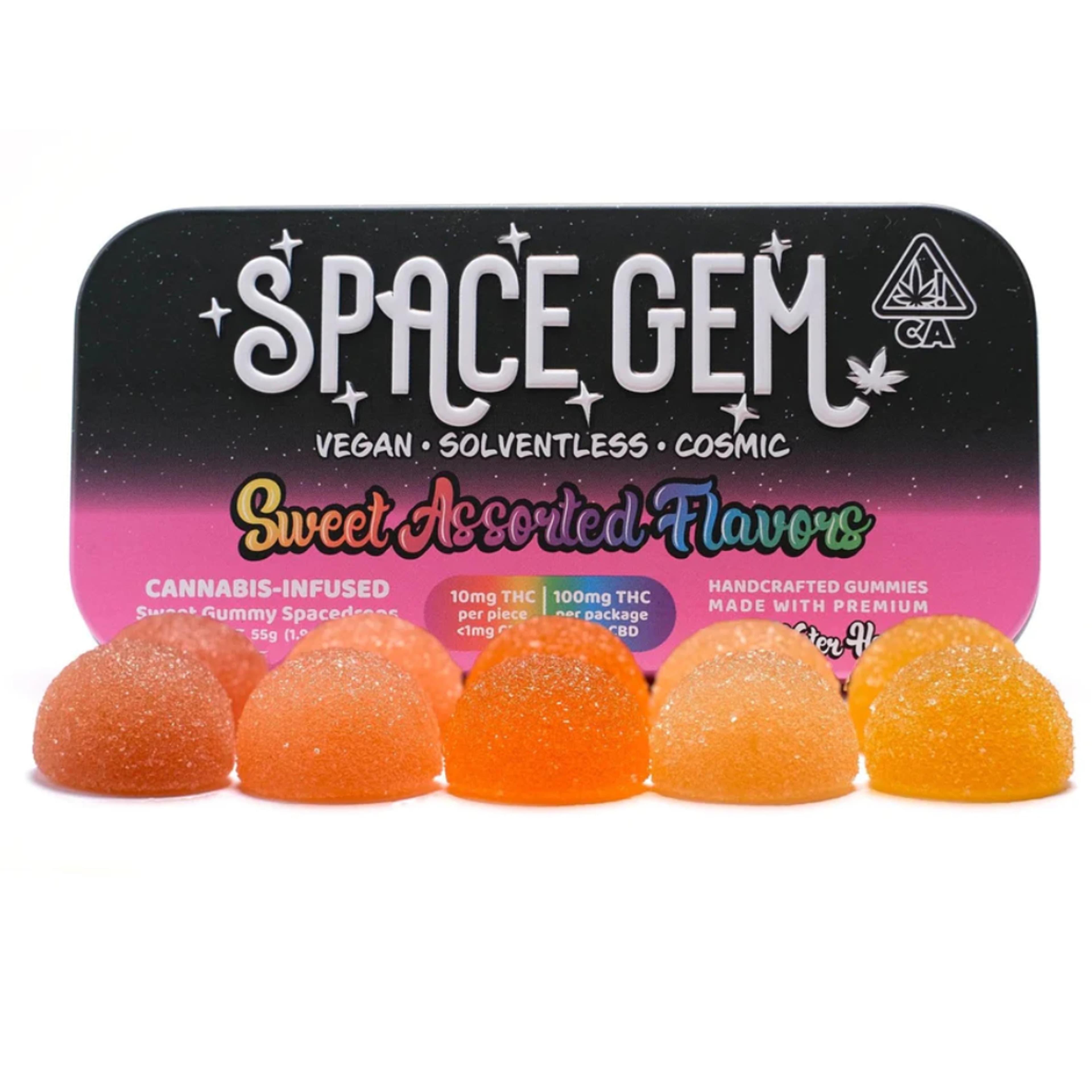 Space Gem - SpaceDrops - Sweet Assorted Gummies - 100mg - Space Gem - - $17.99 - Edibles