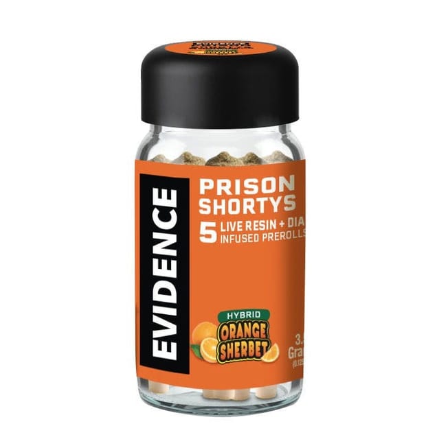 Evidence: Orange Sherbert Prison Shorty S