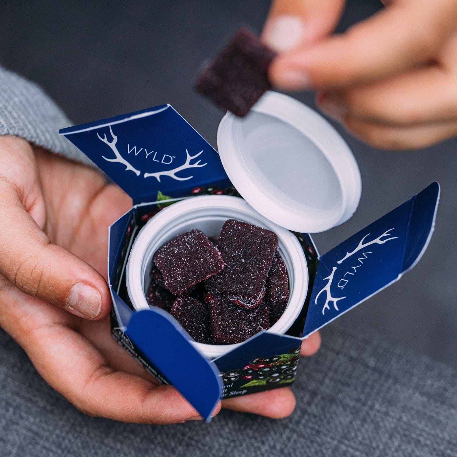 Elderberry 2:1 CBN + Indica Enhanced Gummies- 100mg - WYLD -  - $17 - Edibles