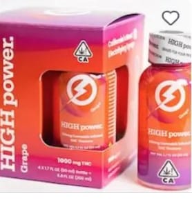 Grape - 1.7oz - Single - 250mg HIGH power - High Power -  - $10.40 - Beverage