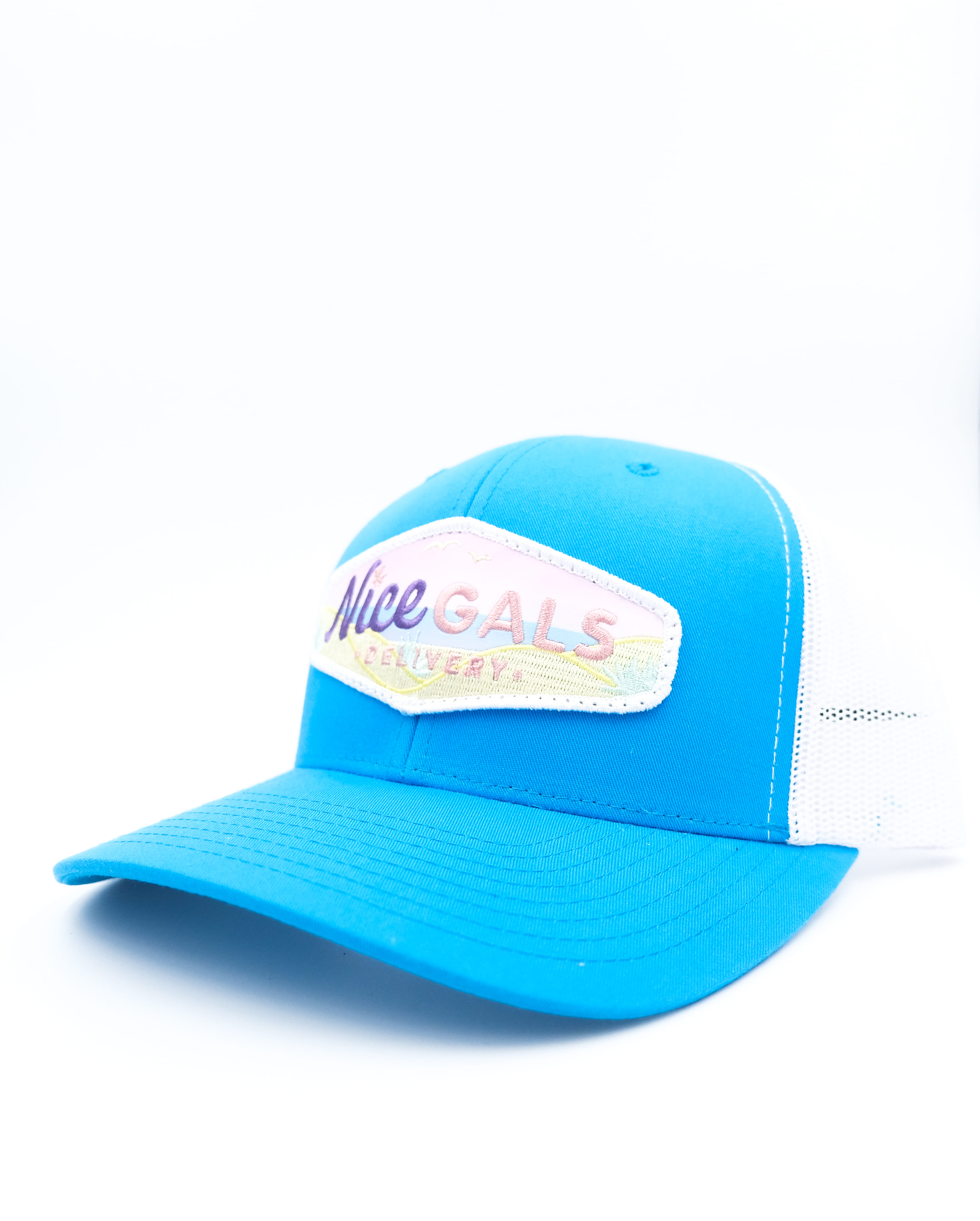 Tommy Breeze x Nice Gals Collab Hat - Teal/White - A Nice Guys Production - Hat - $30 - Apparel