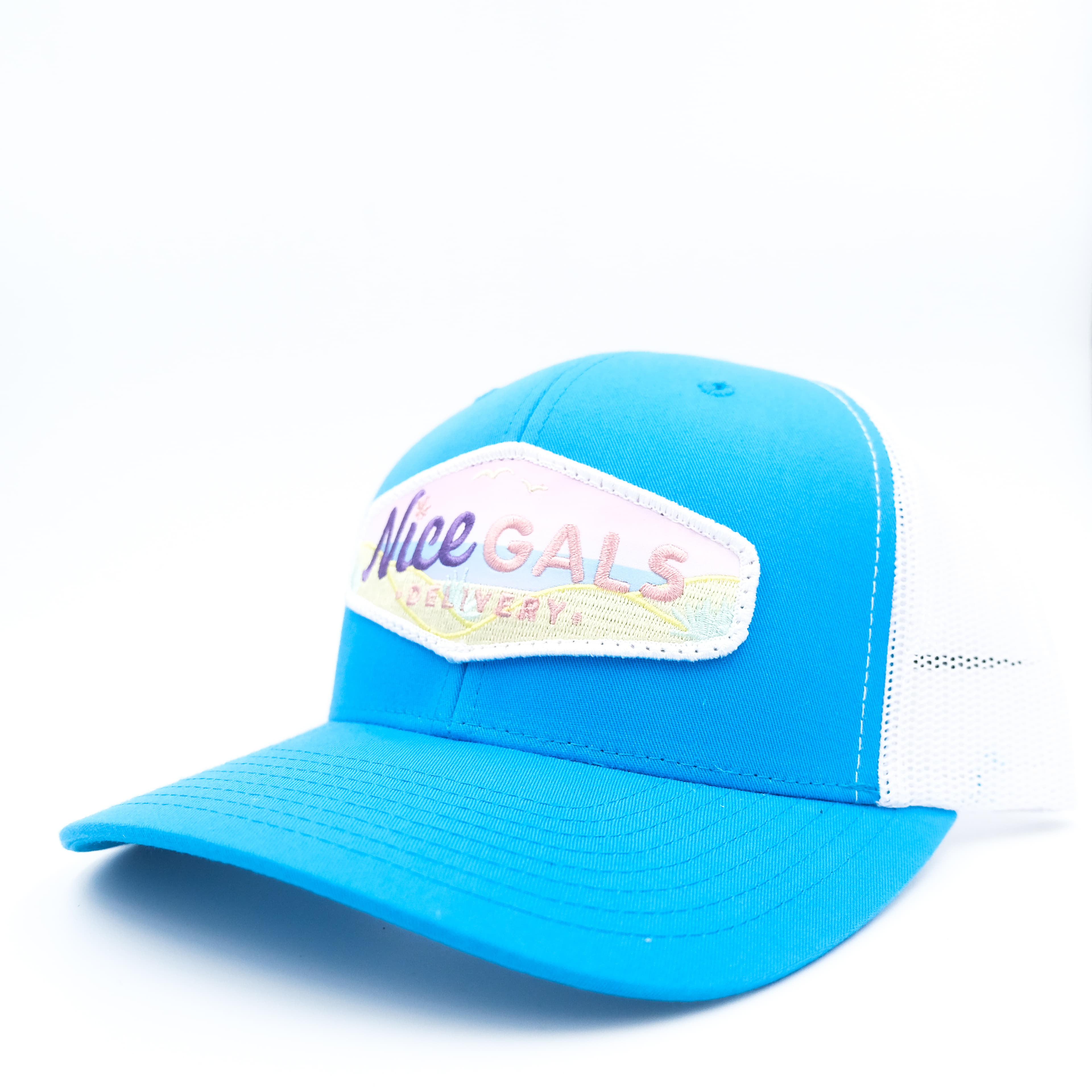 Tommy Breeze x Nice Gals Collab Hat - Teal/White - A Nice Guys Production - Hat - $30 - Apparel