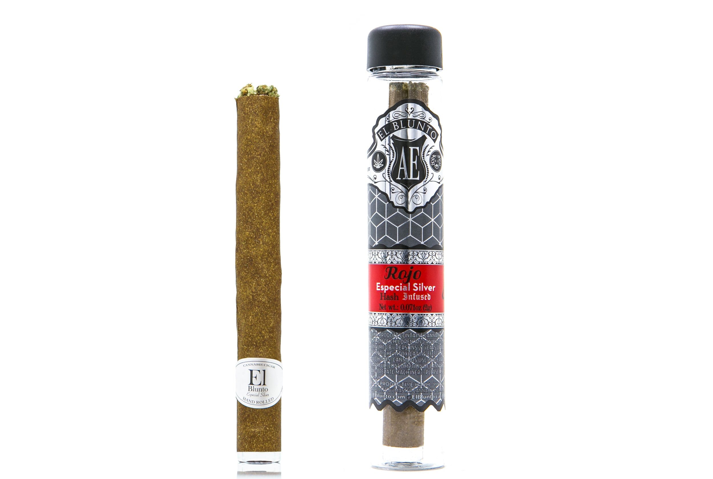 $24.30 El Blunto Rojo Especial Silver hash infused 1.65G Joint - El Blunto -  - $17.50 - Pre-Rolls