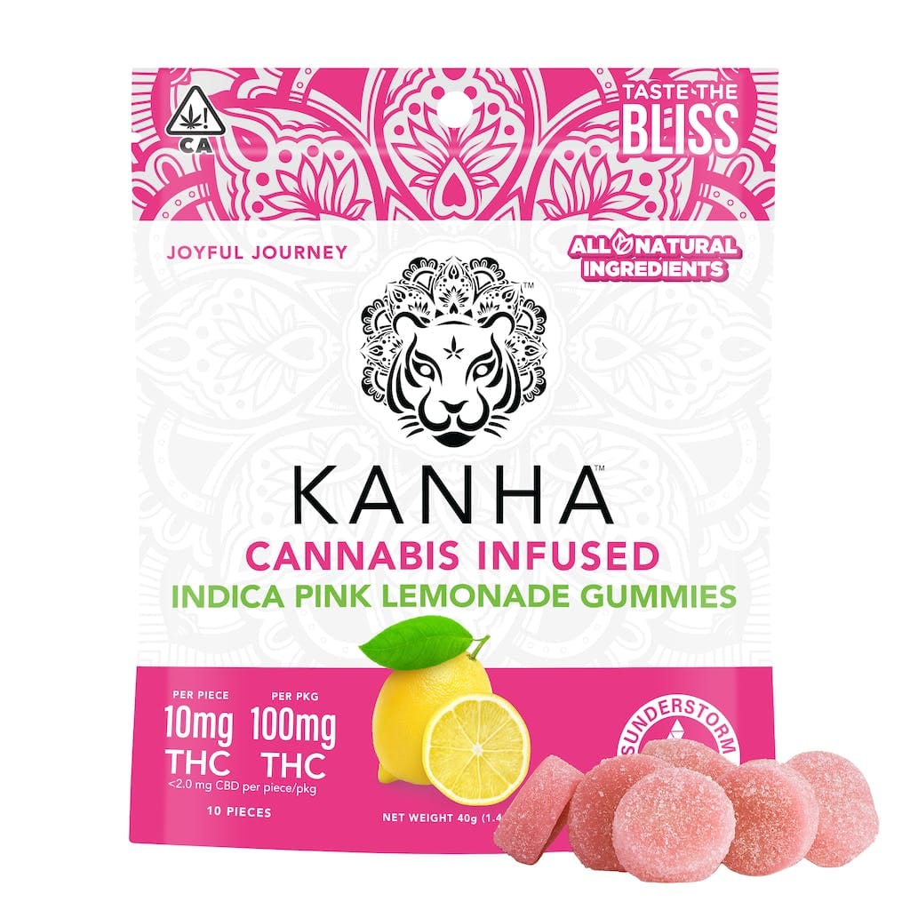 Pink Lemonade - 100mg - Kanha - Gummy - Indica - $15 - Gummies