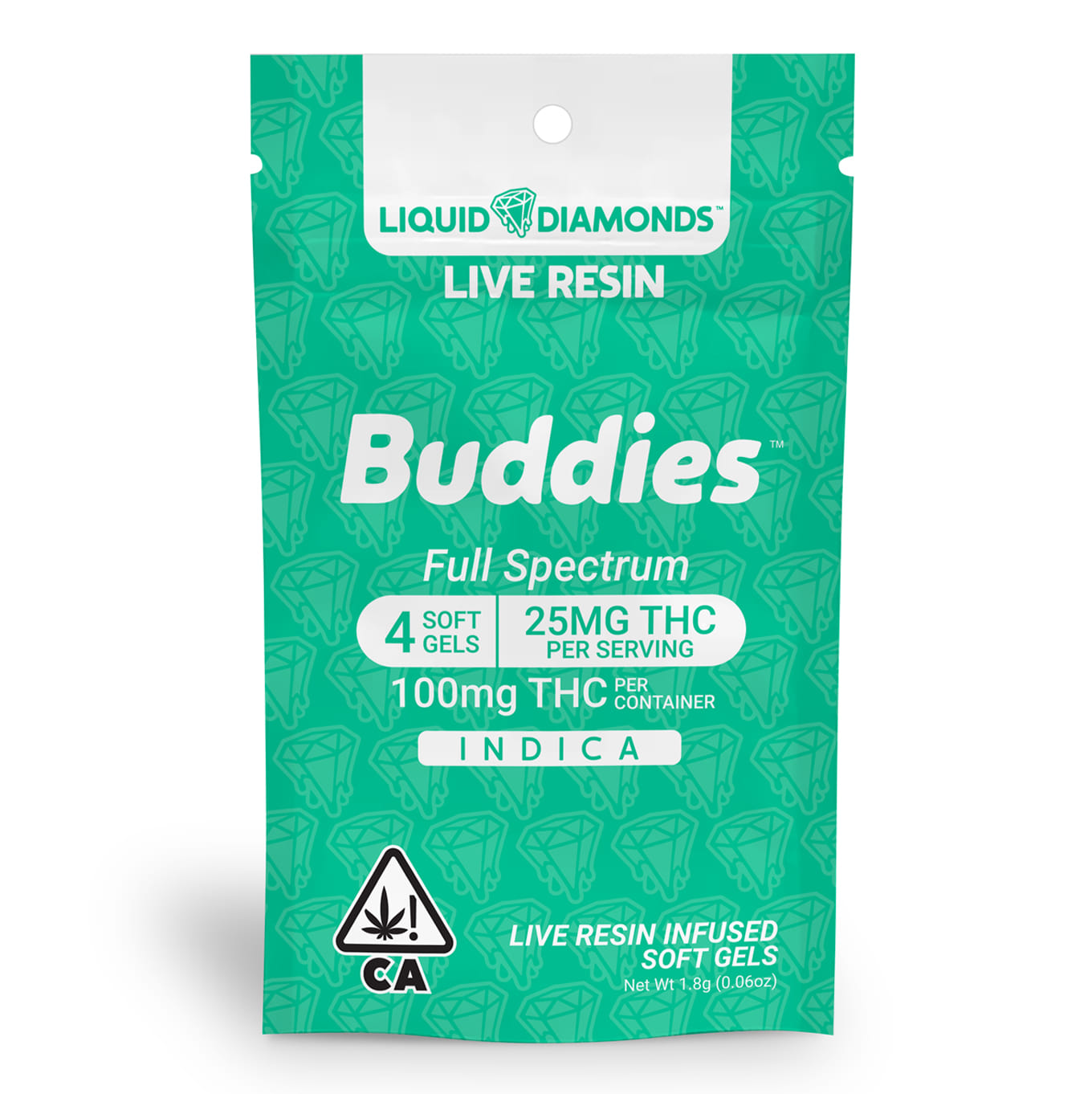 4 Count (25mg) (I) Buddies Live Capsules **SPECIAL PRICING** - Buddies - 4 Count (25mg) Buddies Live Capsules - $6 - Capsules