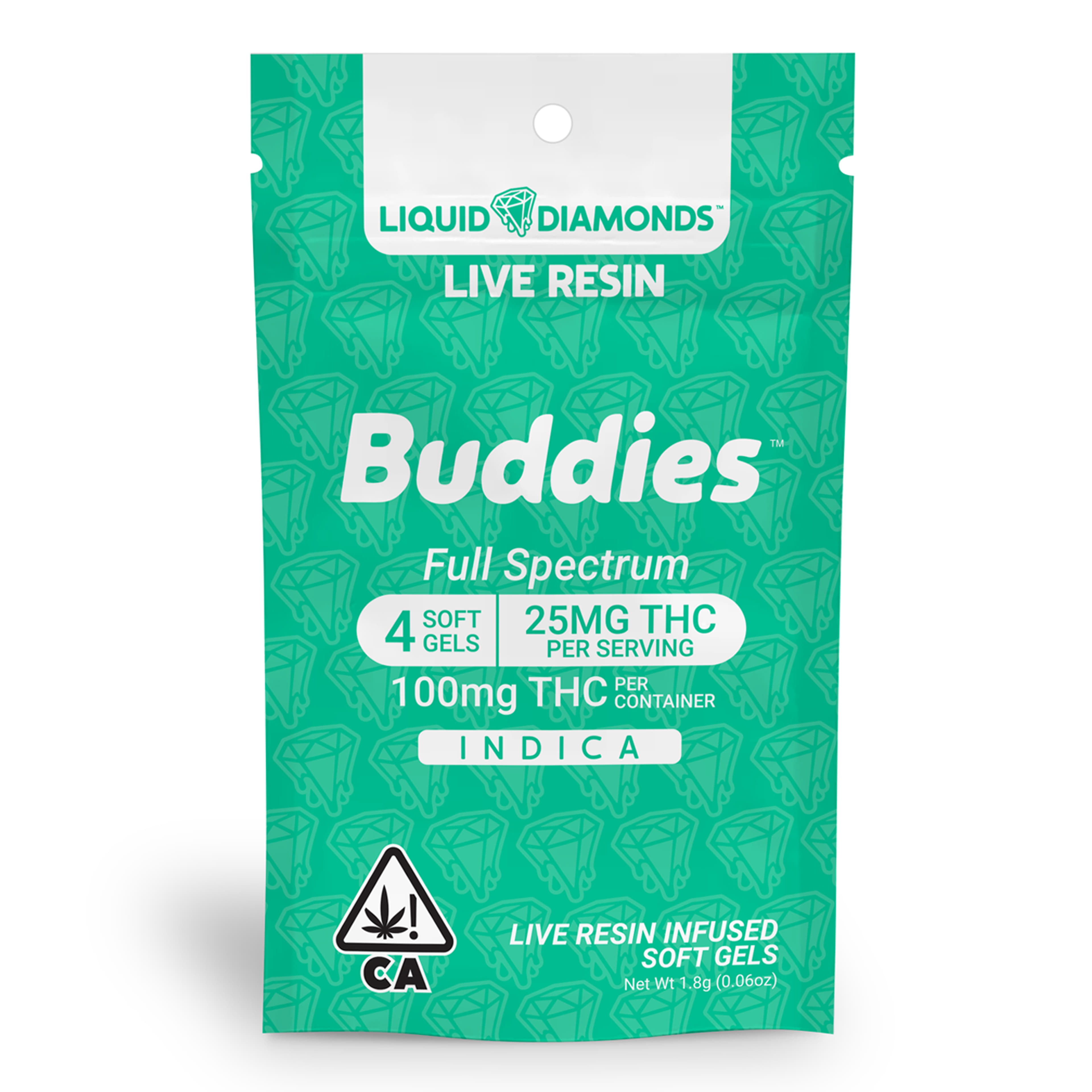 4 Count (25mg) (I) Buddies Live Capsules **SPECIAL PRICING** - Buddies - 4 Count (25mg) Buddies Live Capsules - $6 - Capsules