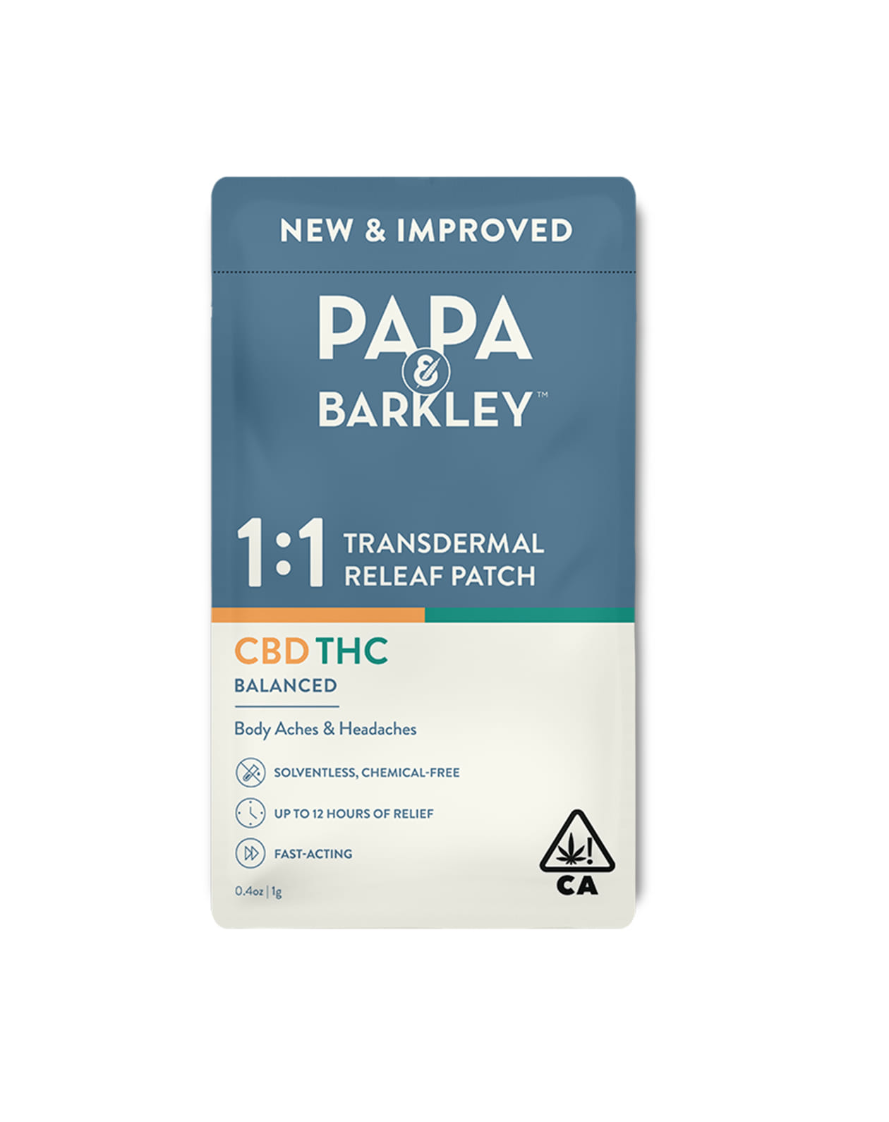 1:1 CBD/THC Patch - 1ct - Papa & Barkley - Patch 1:1 - $12 - Topicals