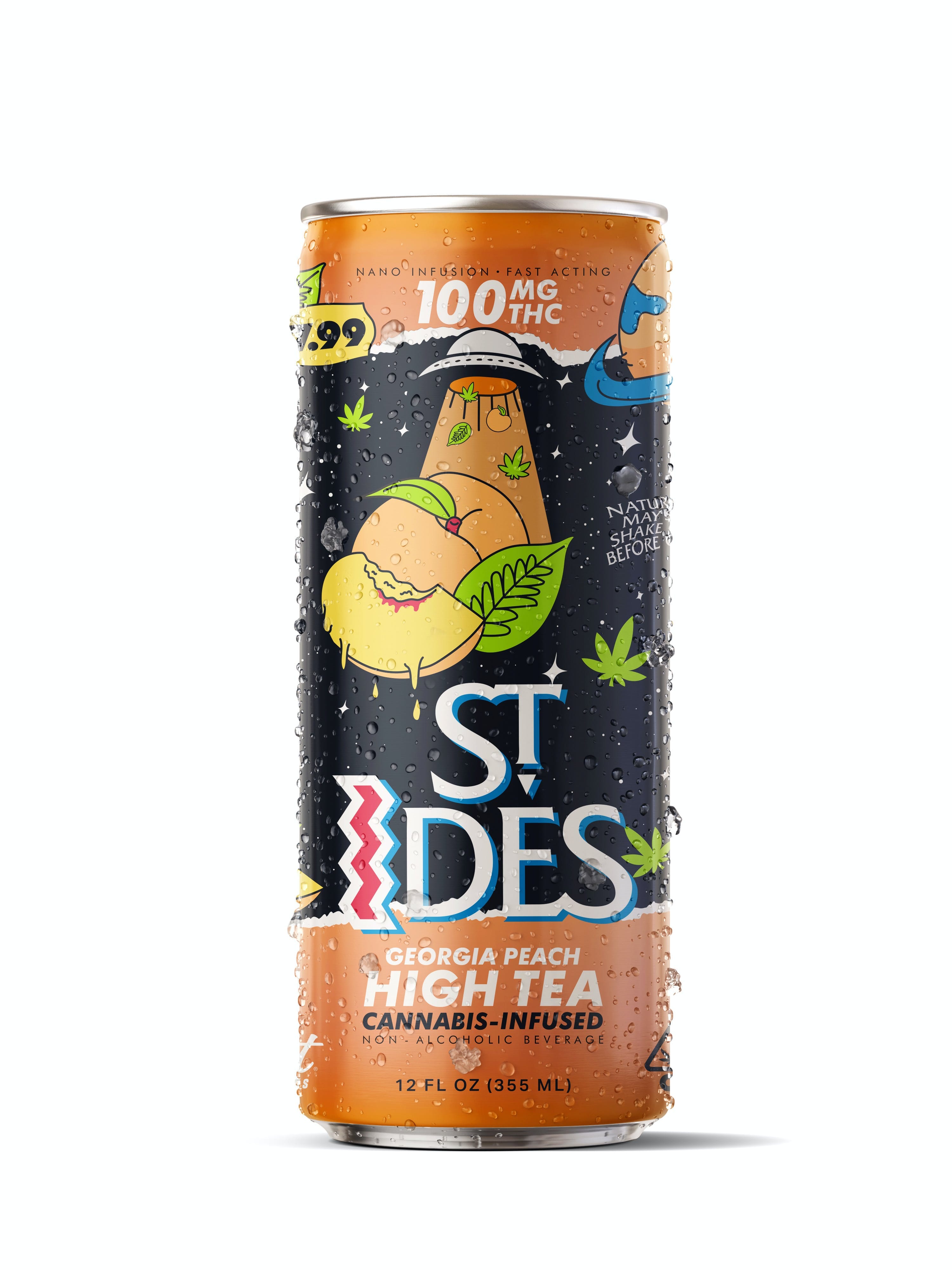 Georgia Peach - 12oz 100mg - St Ides - 12 Oz. 100mg - $8 - Beverages