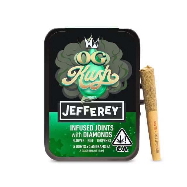 OG Kush Jefferey's | .65g 5Pk Prerolls