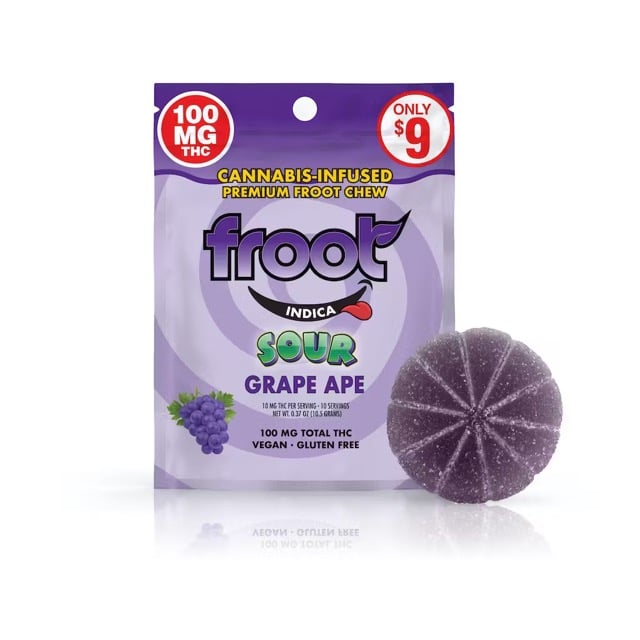 Sour Grape Ape Single 100mg