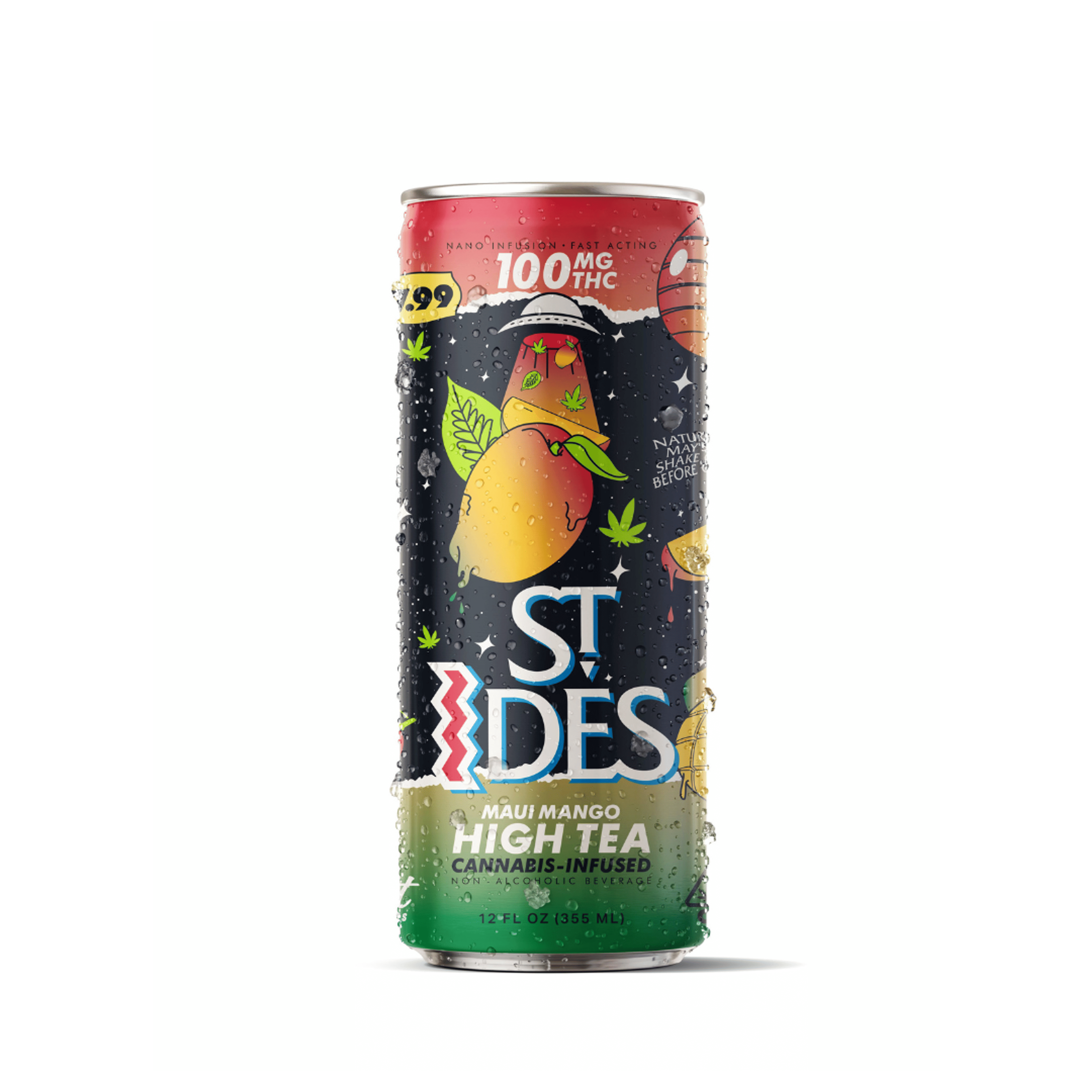 Maui Mango High Tea St. Ides 100mg - Pabst Labs - - $7.99 - Beverage