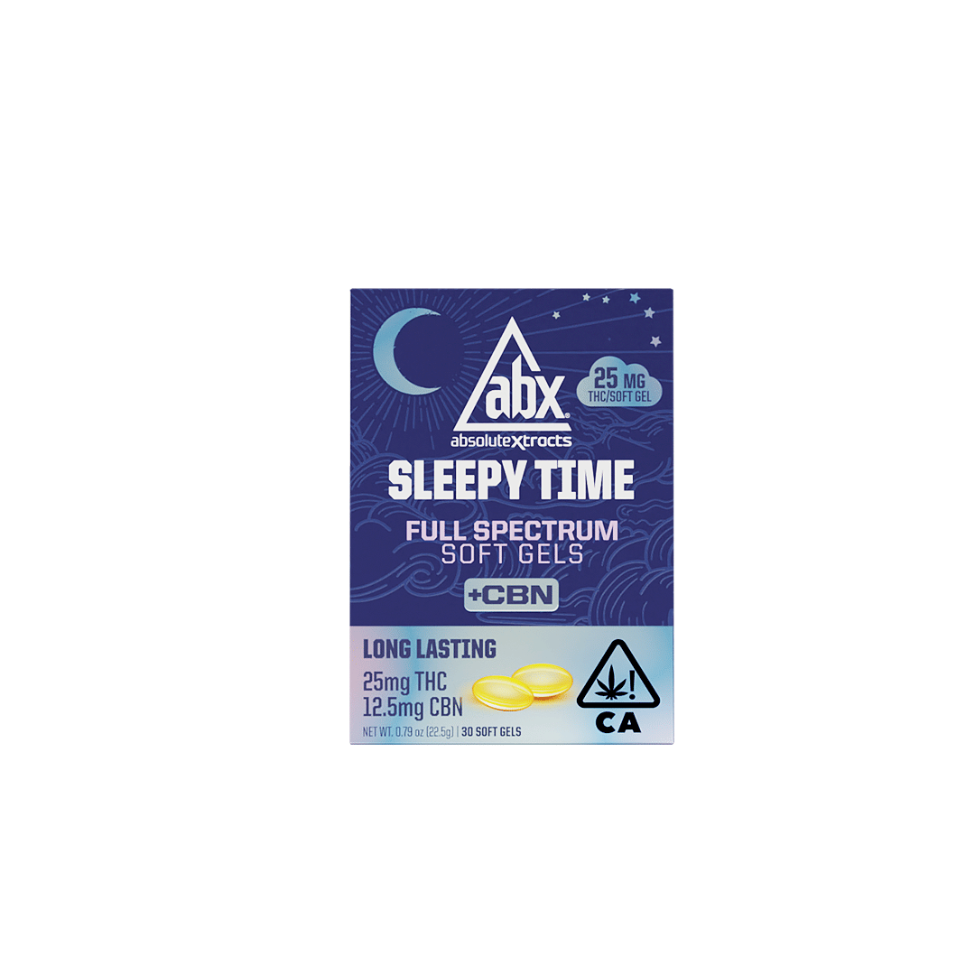 Sleepytime 25mg Softgels w/ CBN (30 Capsules) - ABX - 25x30 Sleepytime - $85 - Capsules