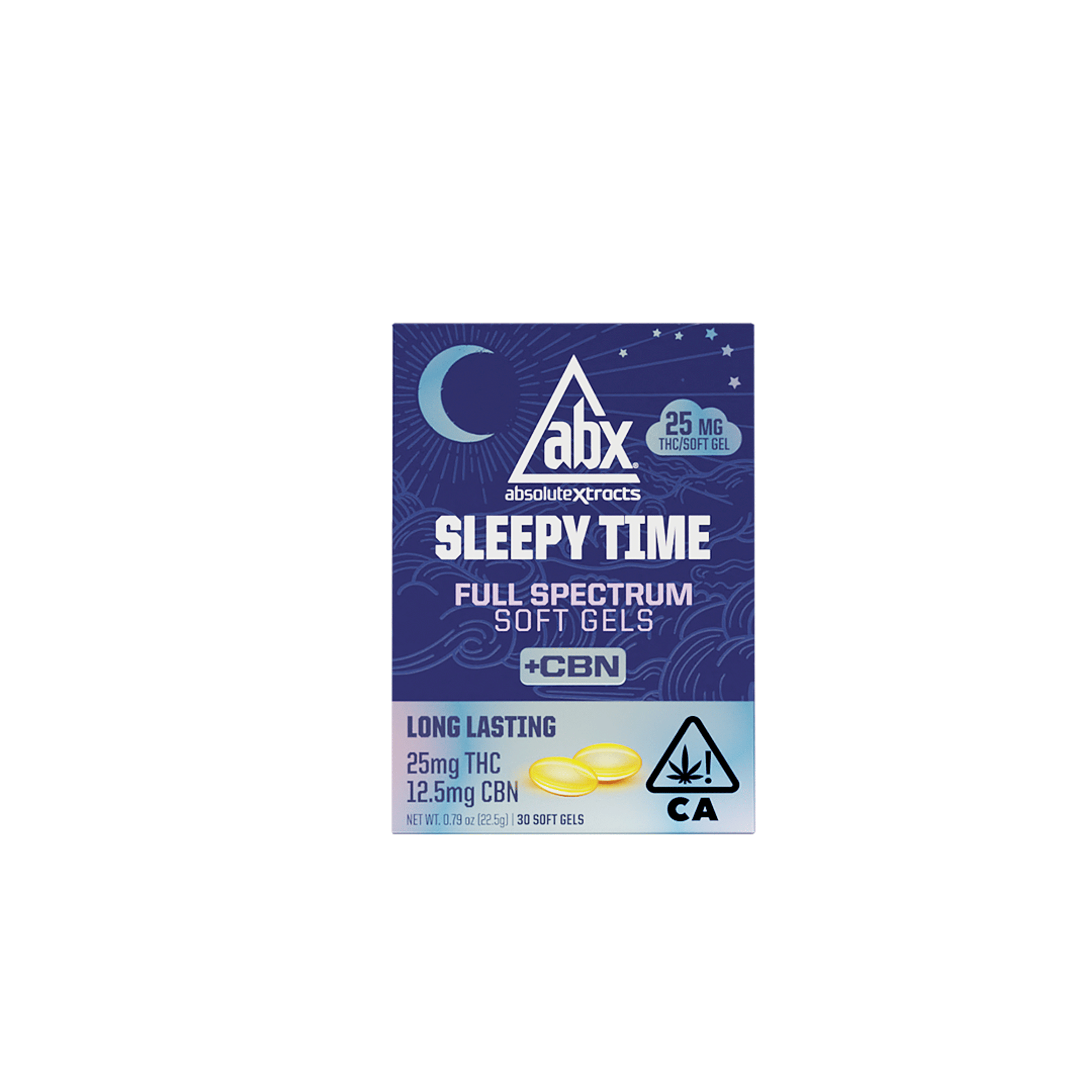 Sleepytime 25mg Softgels w/ CBN (30 Capsules) - ABX - 25x30 Sleepytime - $85 - Capsules