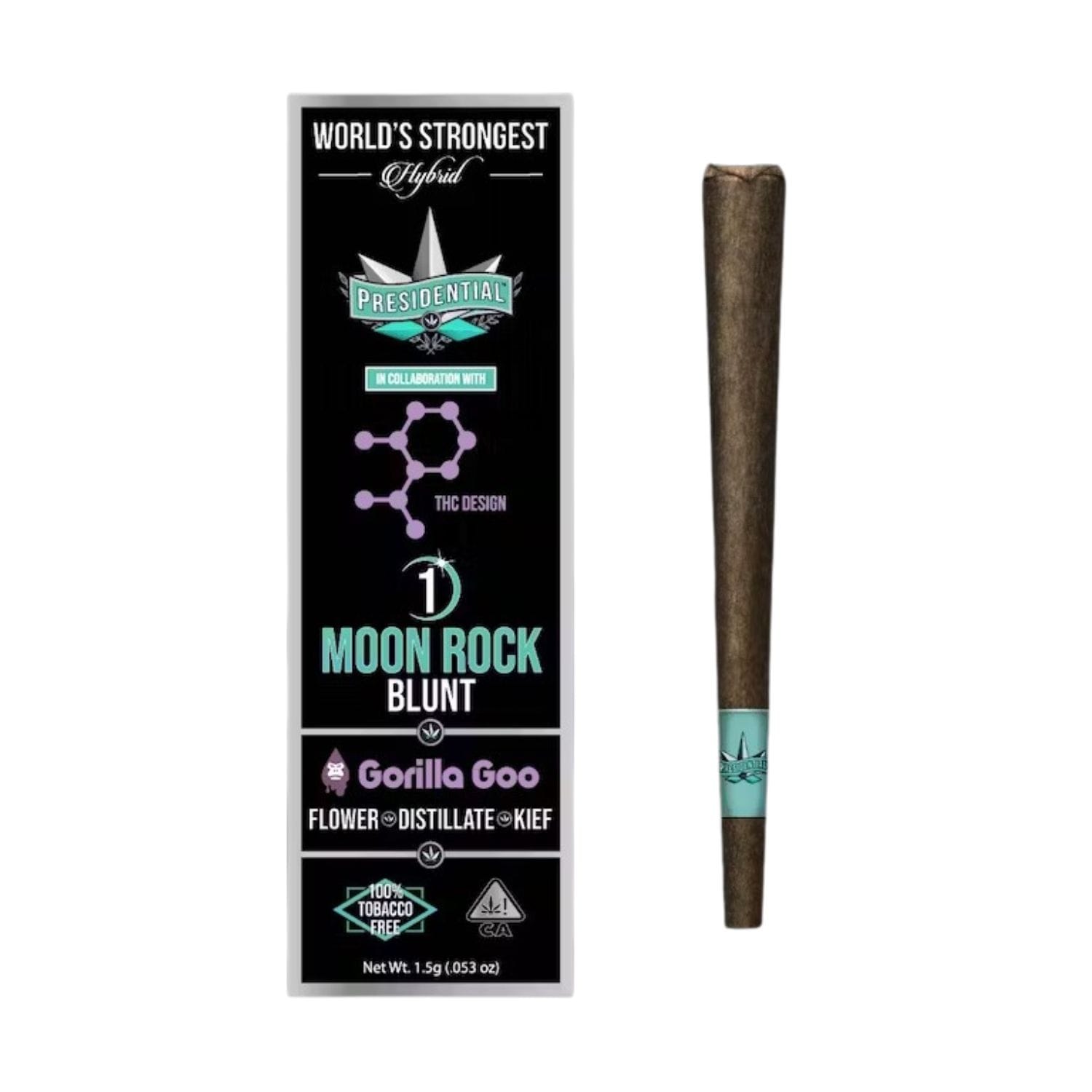 Gorilla Goo Moon Rock Blunt 1.5g - Presidential -  - $22.24 - Preroll