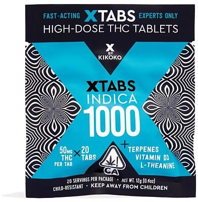 X Tab Indica 50mg 20ct - Kikoko - 50x20 tablet - $59 - Capsules