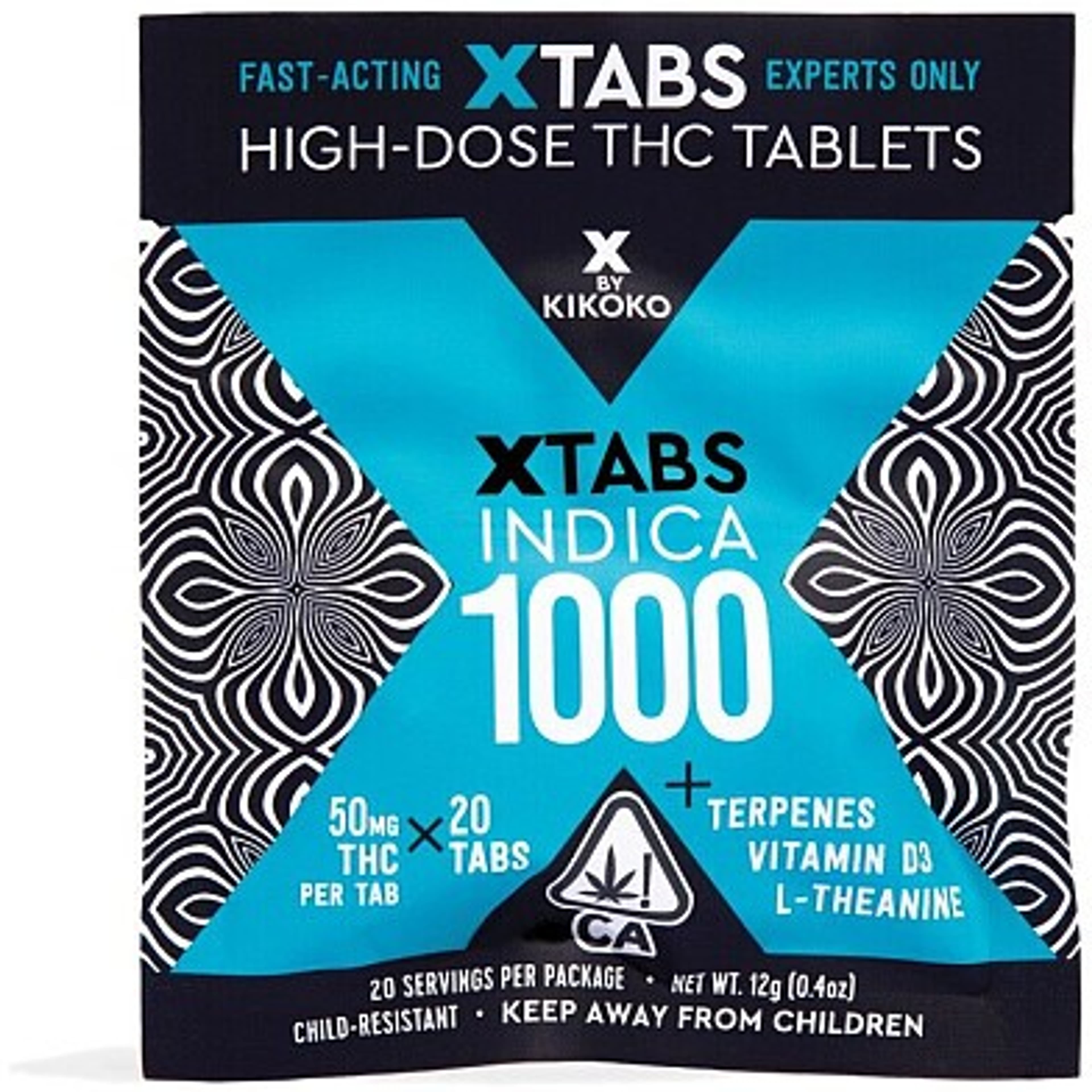 X Tab Indica 50mg 20ct - Kikoko - 50x20 tablet - $59 - Capsules