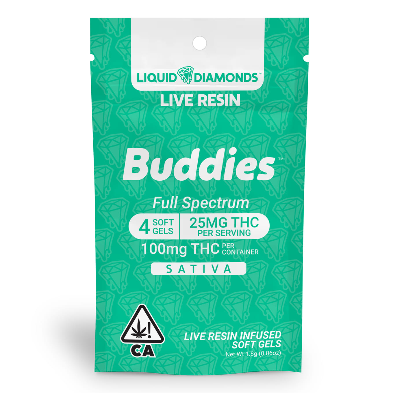4 Count (25mg) (S) Buddies Live Capsules **SPECIAL PRICING** - Buddies - 4 Count (25mg) Buddies Live Capsules - $6 - Capsules