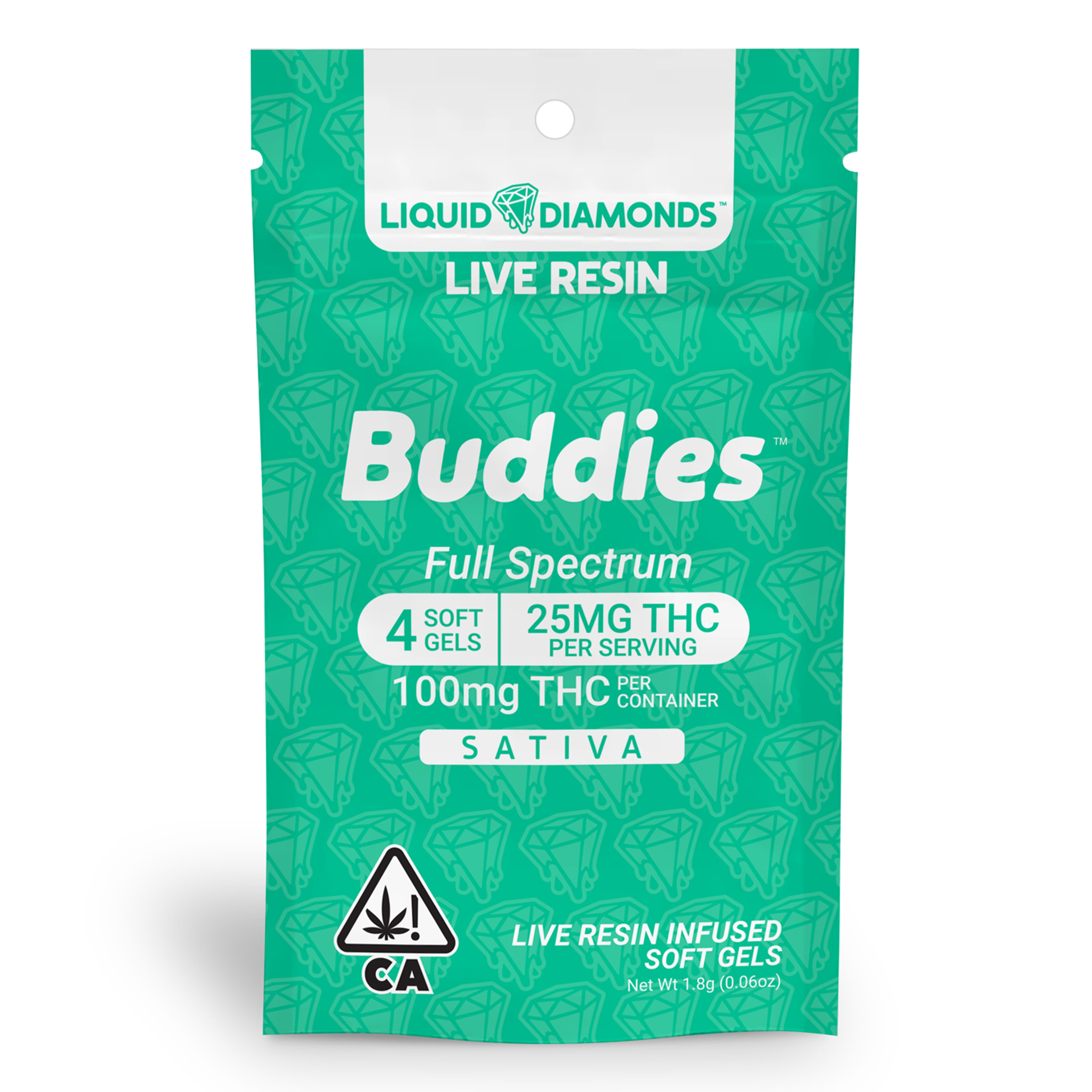 4 Count (25mg) (S) Buddies Live Capsules **SPECIAL PRICING** - Buddies - 4 Count (25mg) Buddies Live Capsules - $6 - Capsules