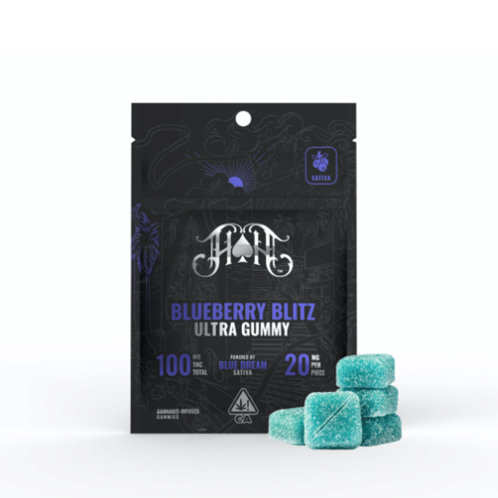 Blueberry Blitz Gummies - 100mg - Heavy Hitters - Blueberry Blitz - $20 - Gummies