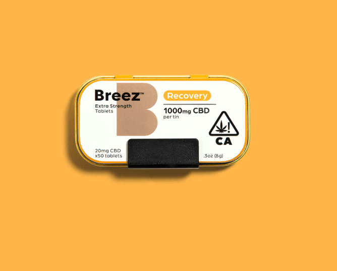 Extra Strength Recovery CBD Tablets - Breez -  - $58 - Capsules