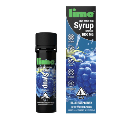 Blue Raspberry 1000mg Syrup - Lime -  - $26 - Tincture