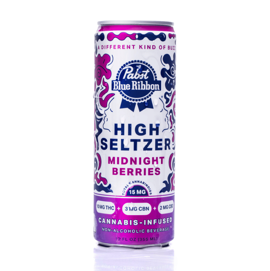 $6.45 / 8.60 Pabst Blue Ribbon High Seltzer 10MG / 25MG - Pabst Blue Ribbon - Guava Daytime - $4.49 - Edibles