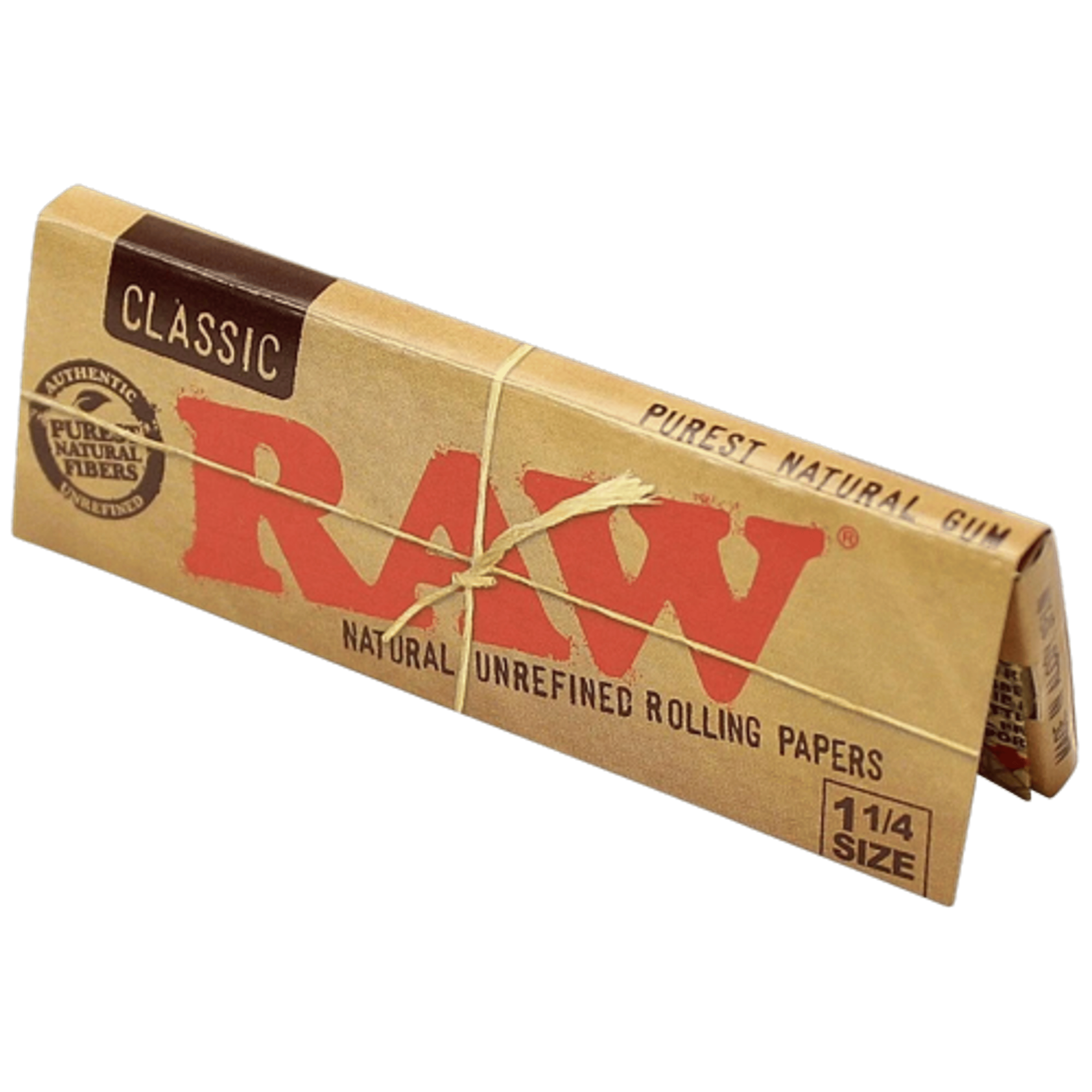 Classic 1.25in RAW Rolling Papers - RAW - - $2.99 - Accessories