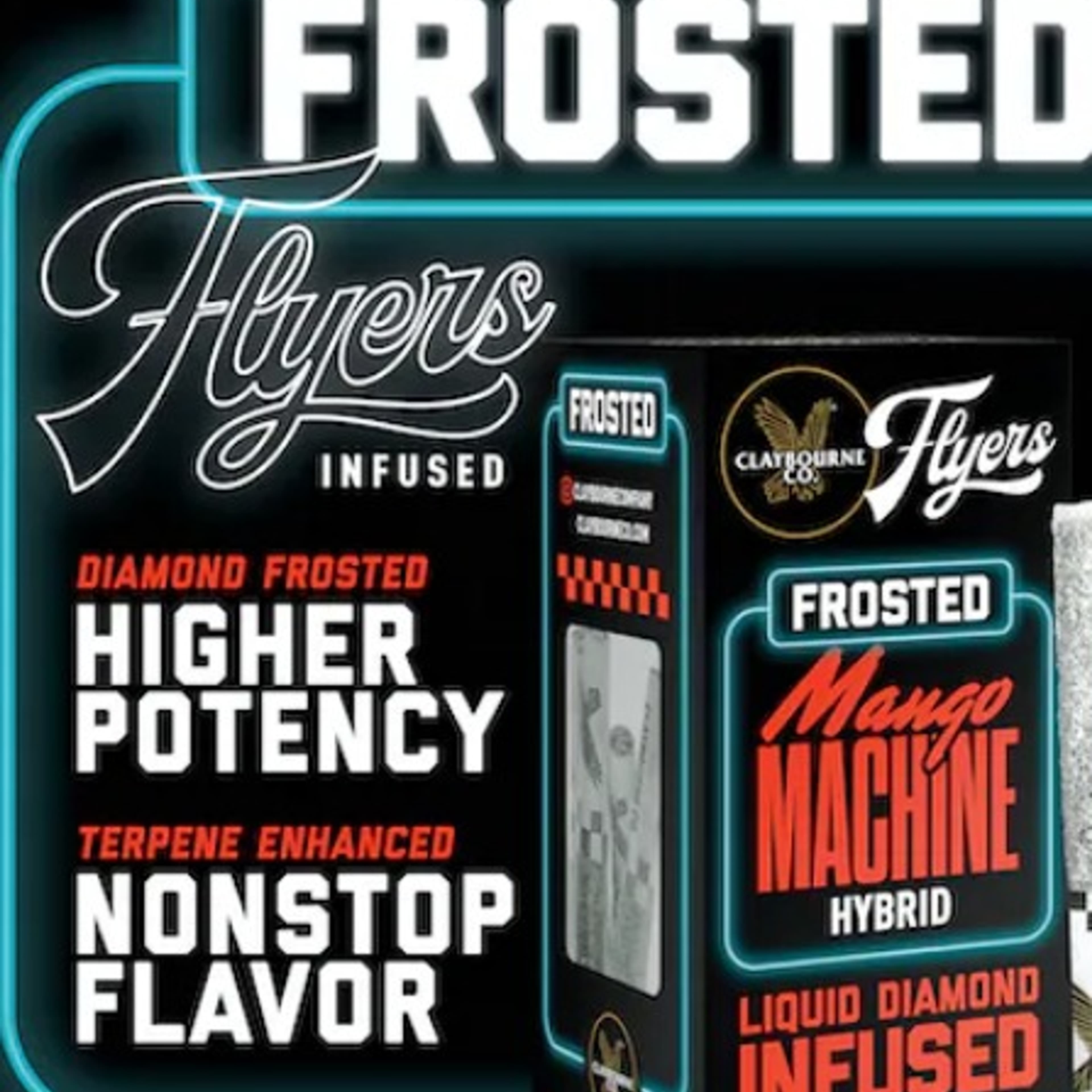 Frosted Flyers: Mango Machine infused PRs 5pk - Claybourne Co. - - $24.75 - Preroll