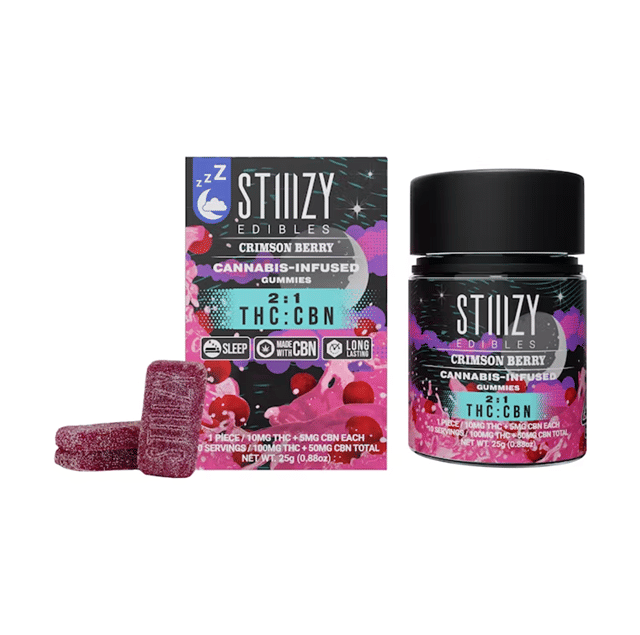 Crimson Berry Sleep Gummies | 10pc | 2:1 THC:CBN
