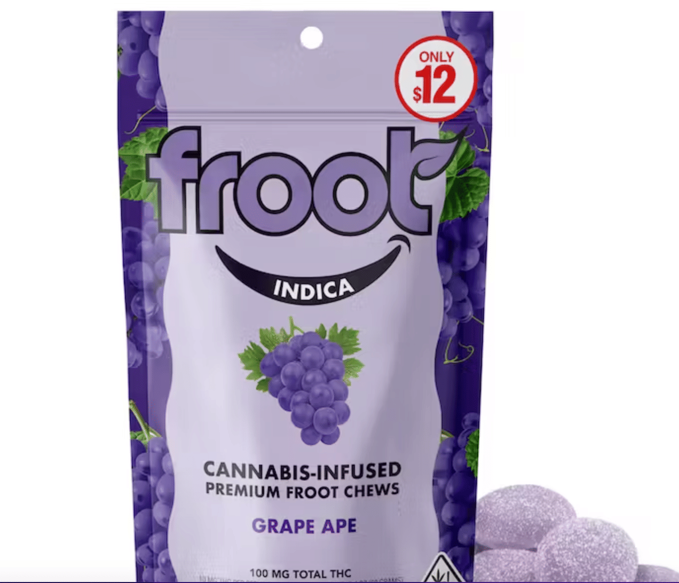 Froot: Grape Ape Gummies - Froot -  - $12 - Edibles