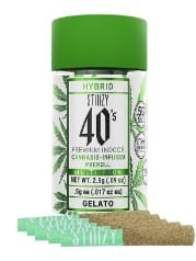 Gelato 40's Mini Blunts 2.5g 5pk - Stiiizy -  - $23.40 - Preroll