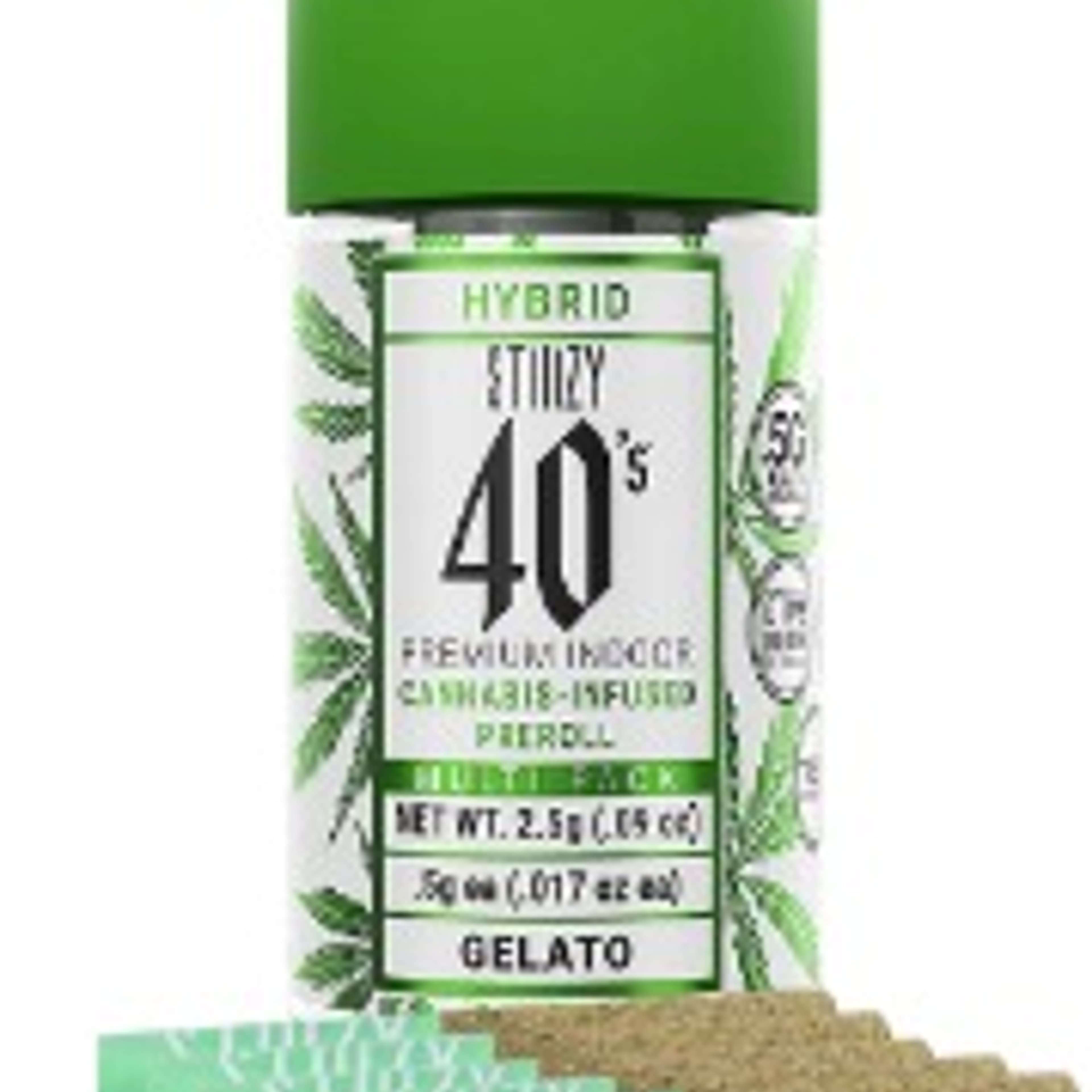 Gelato 40's Mini Blunts 2.5g 5pk - Stiiizy - - $23.40 - Preroll