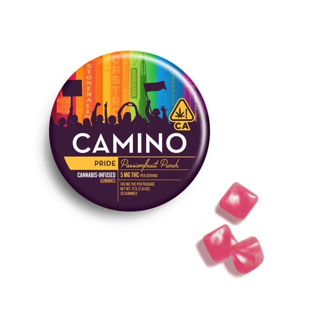 Camino - Passionfruit Punch 'Pride' Gummies - 100mg package