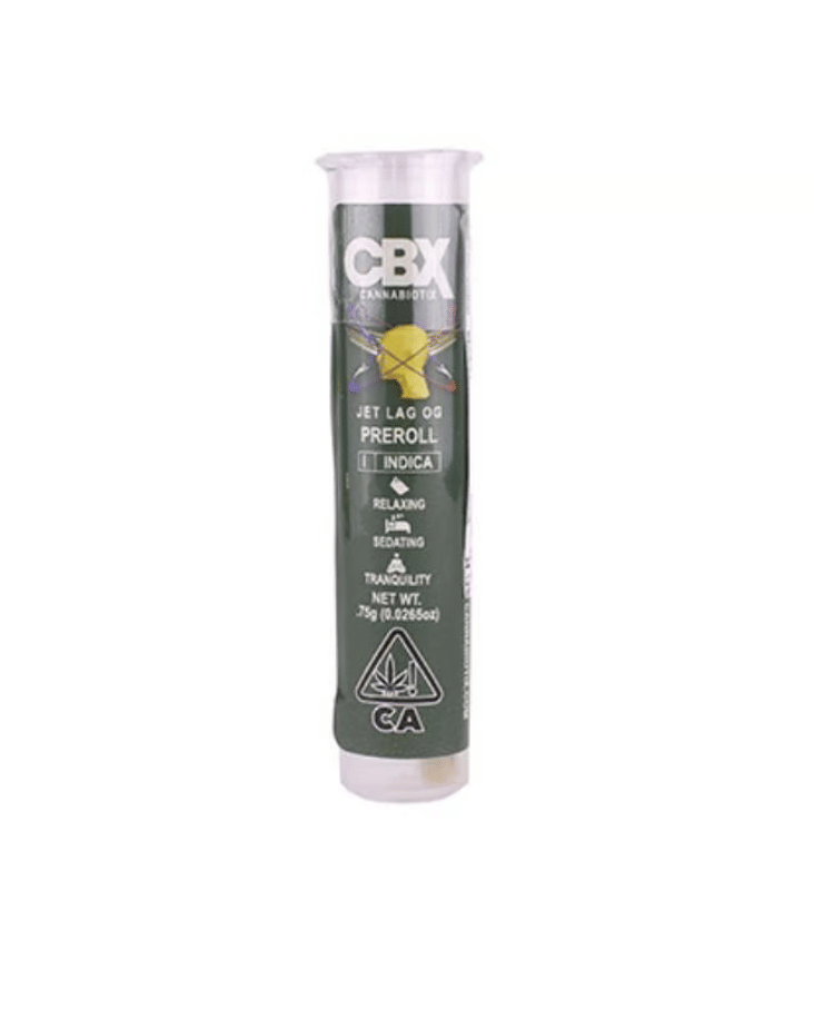 Jet Lag OG - .75g Preroll - CBX -  - $15 - Pre-Rolls