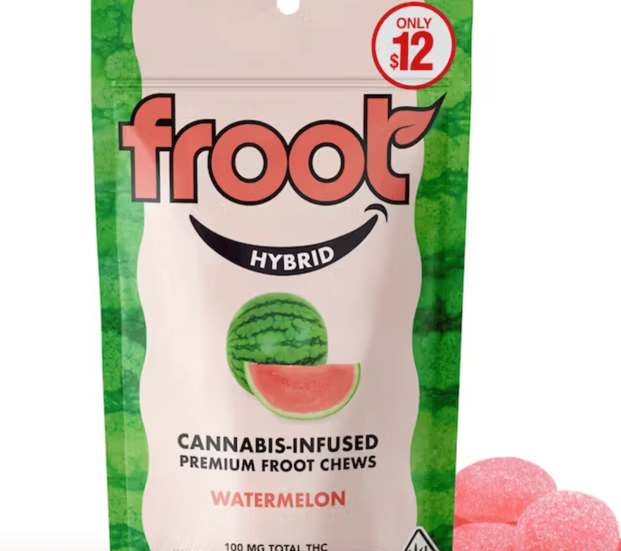Froot: Watermelon Gummies - Froot -  - $12 - Edibles