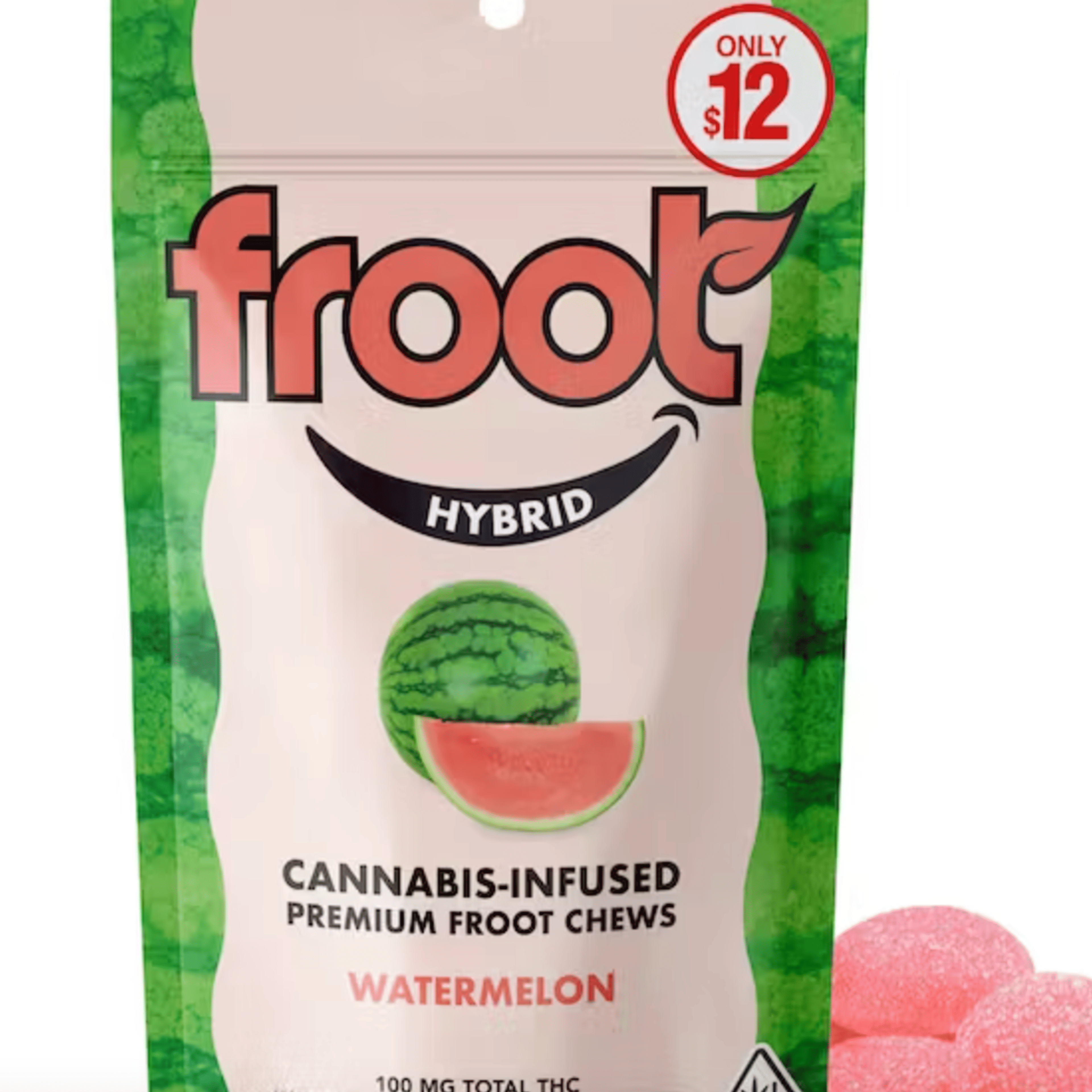 Froot: Watermelon Gummies - Froot - - $12 - Edibles