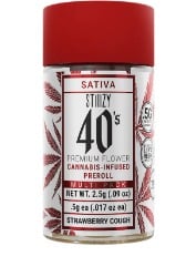 40s: Strawberry Cough 5PK Mini Blunts