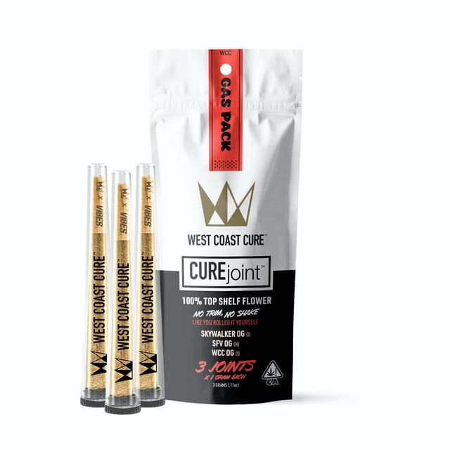 Gas Pack 3 x 1G Top Shelf CUREjoint Variety Pack